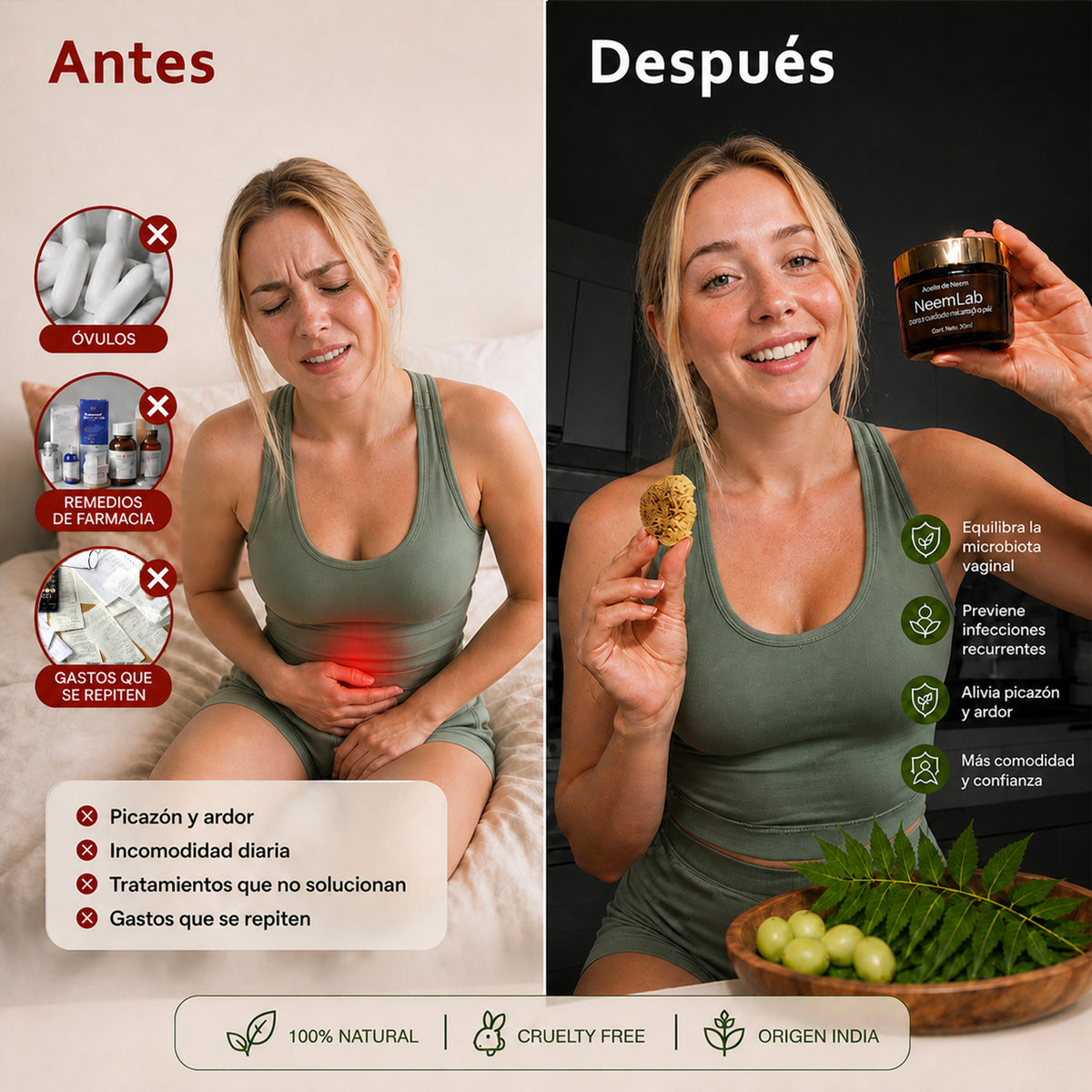 Óvulo Natural de Neem — NeemLab®