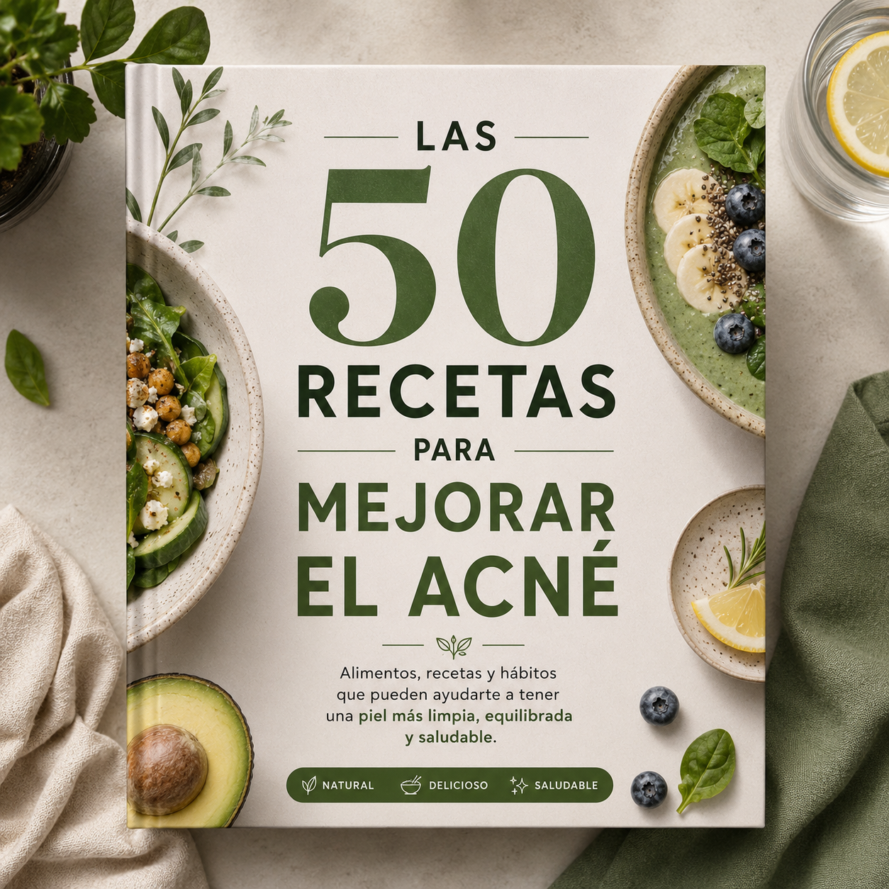 Ebook 50 recetas anti agne