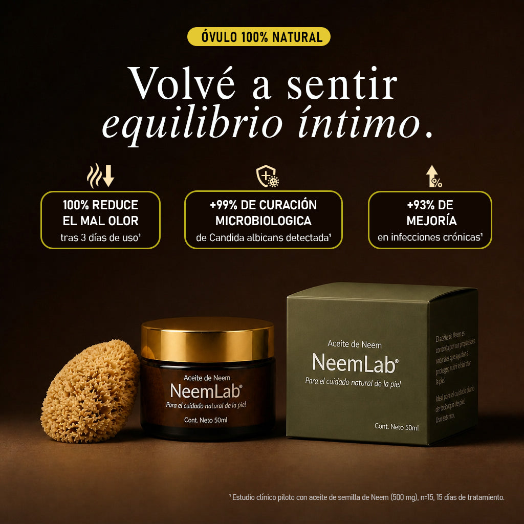 Óvulo Natural de Neem — NeemLab®