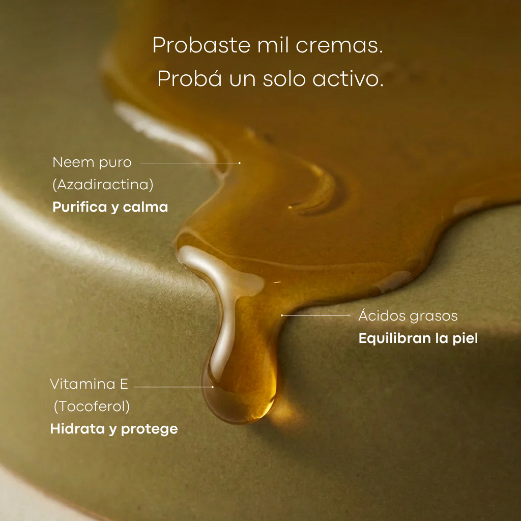 Neem Purificante I Aceite natural para piel con acné