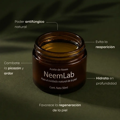 Neem Antifungi I Aceite natural contra hongos y pie de atleta